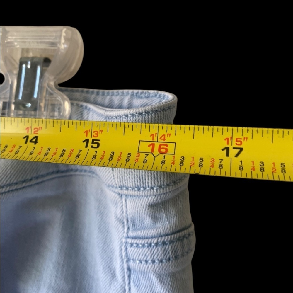 J. Jill Women’s High Rise Full Leg Light Blue Denim Zip Fly Jean SZ 12 Tall EUC - Picture 4 of 10